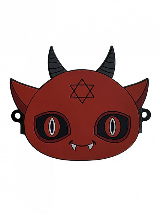 Red Devil Gothic Mobile Phone Back Clip