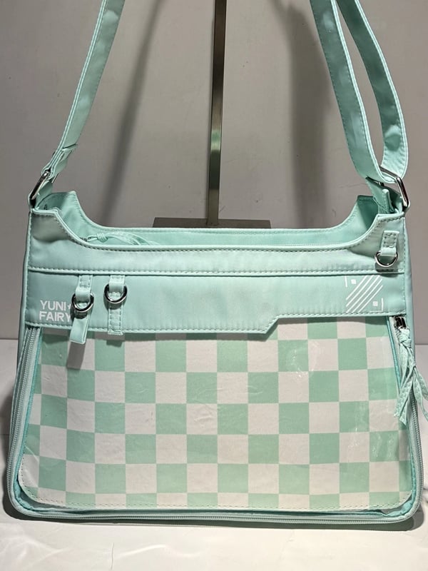 Green Unisex Nylon Ita Bag - Comes with Adjustable Strap & Large Capacity