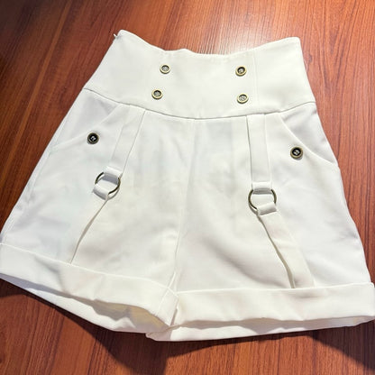 White Ouji Lolita High Waist Shorts