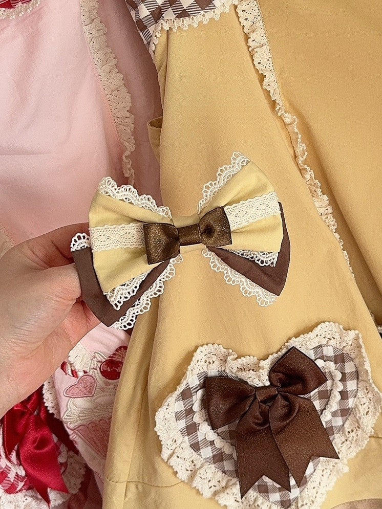 3 Color Options Lace Trim Bowknot Hairclip