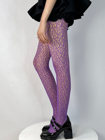 6 Color Options Y2K Cut-out Design Tights