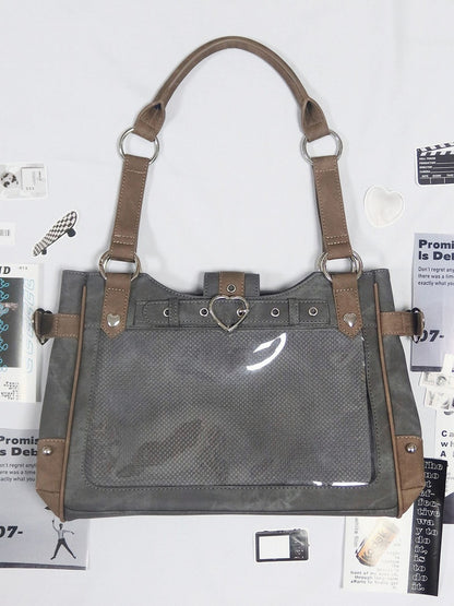 Gray Motorcycle Ita Shoulder Bag