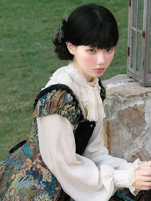 Black & Gold Lolita Butterfly Brooch