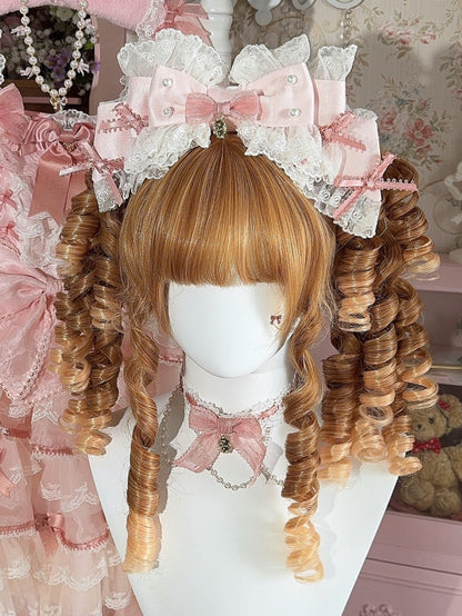 3 Color Options Beaded Decorated Lace Trim Bowknot KC