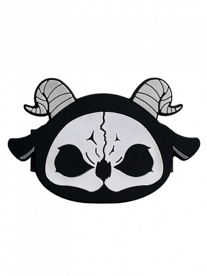 Black and White Grim Reaper Gothic Mobile Phone Back Clip