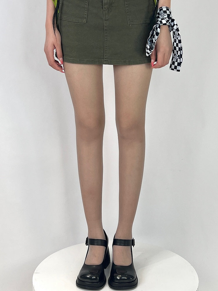 5 Color Options Semi-sheer Tights