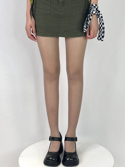 5 Color Options Semi-sheer Tights