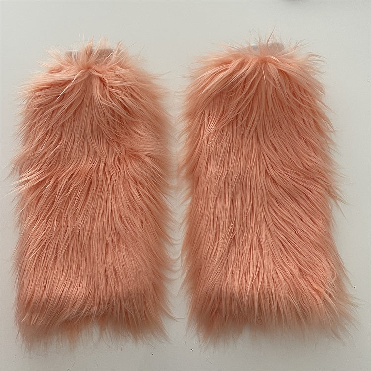 Orange Y2K 20CM/30CM/40CM Shaggy Leg Warmers