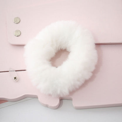 9 Colors Cute Lolita Plush Hair Tie