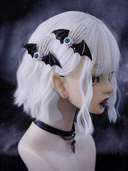 Eyeball Skeleton Hand Bat Wings Hairclips