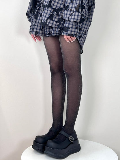 5 Color Options Semi-sheer Tights