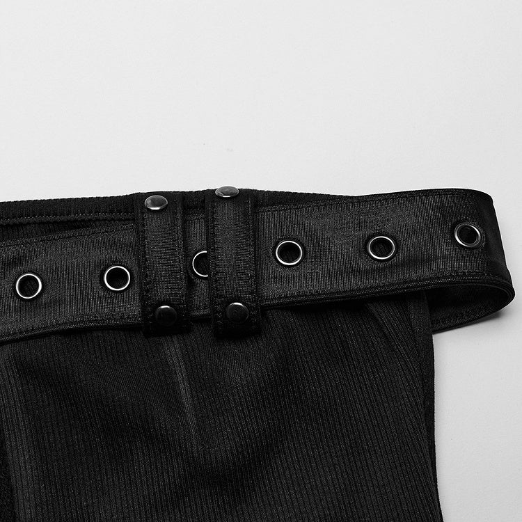 Black Sexy Printed Dress