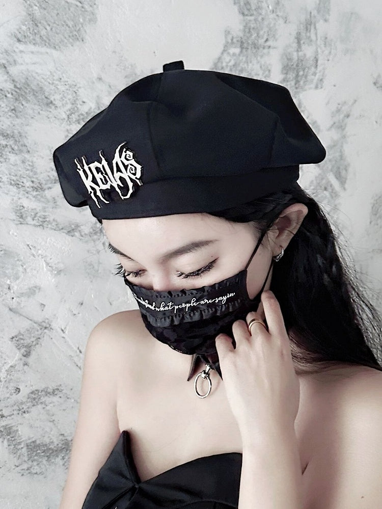 Punk Black Beret