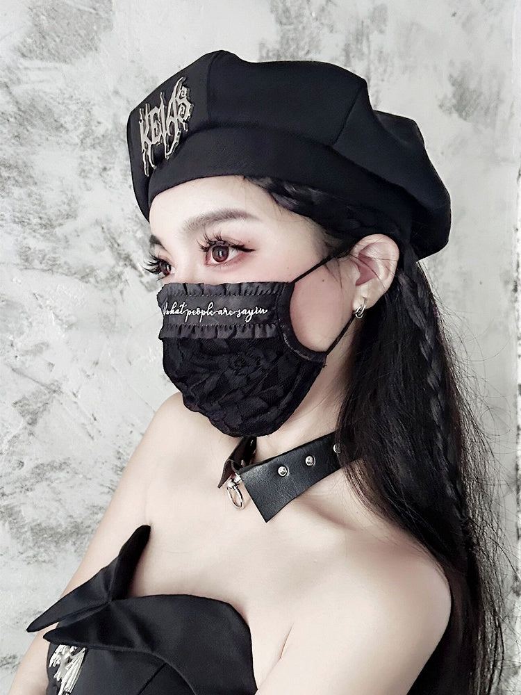 Punk Black Beret