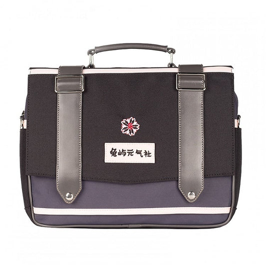 Black and Pink 3 Ways JK Uniform Satchel Bag Bunny Island Sakura Japanese High School Backpack