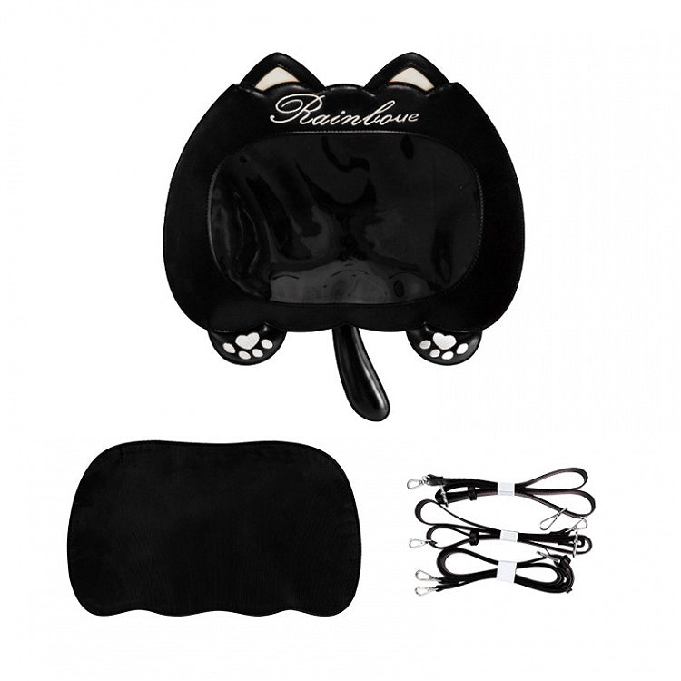 7 Color Options Cat Shape PU Leather Ita Bag