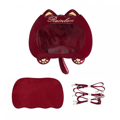 7 Color Options Cat Shape PU Leather Ita Bag