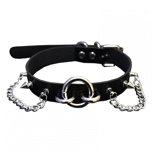 Punk Metal Chain Studs Decorated Choker
