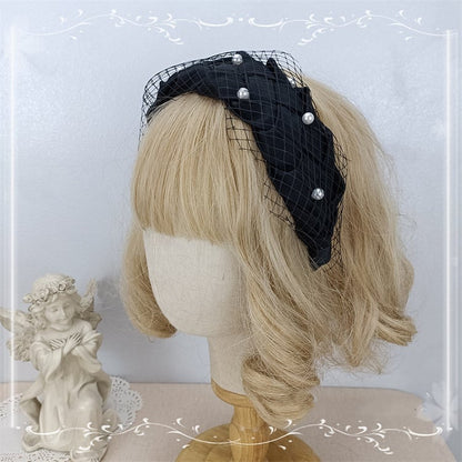 Beige/Black/Pink Vintage Bead Details KC