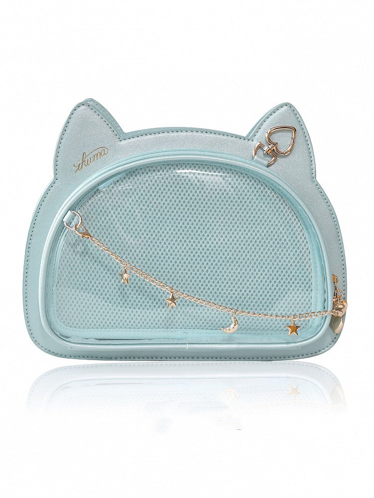 Silver Kitty Ita Tote Bag