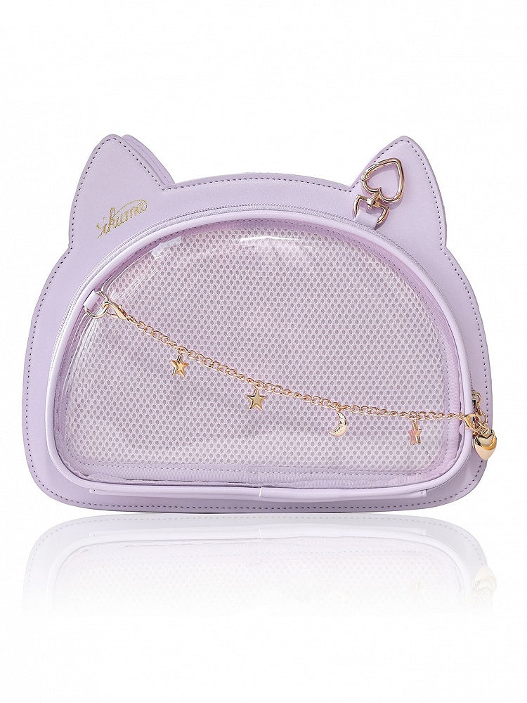 Silver Kitty Ita Tote Bag