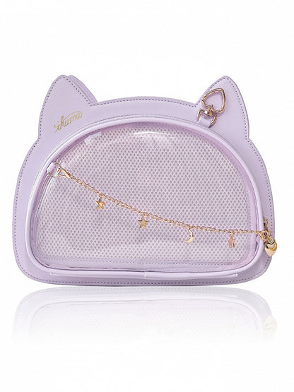 Silver Kitty Ita Tote Bag