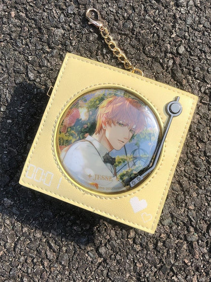 Creamy Yellow Record Shaped Purse Mini Ita Bag