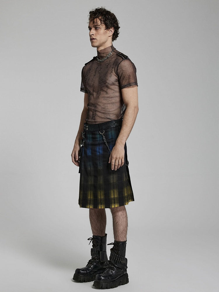 Coffee Doomsday Printed Mesh T-shirt