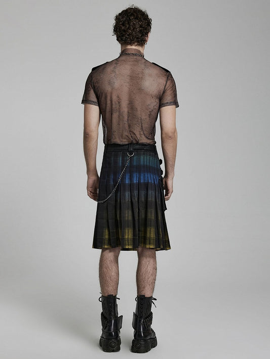 Coffee Doomsday Printed Mesh T-shirt