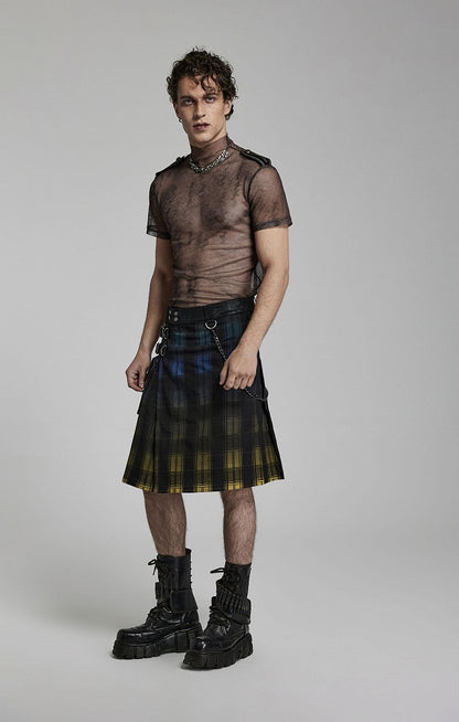 Coffee Doomsday Printed Mesh T-shirt