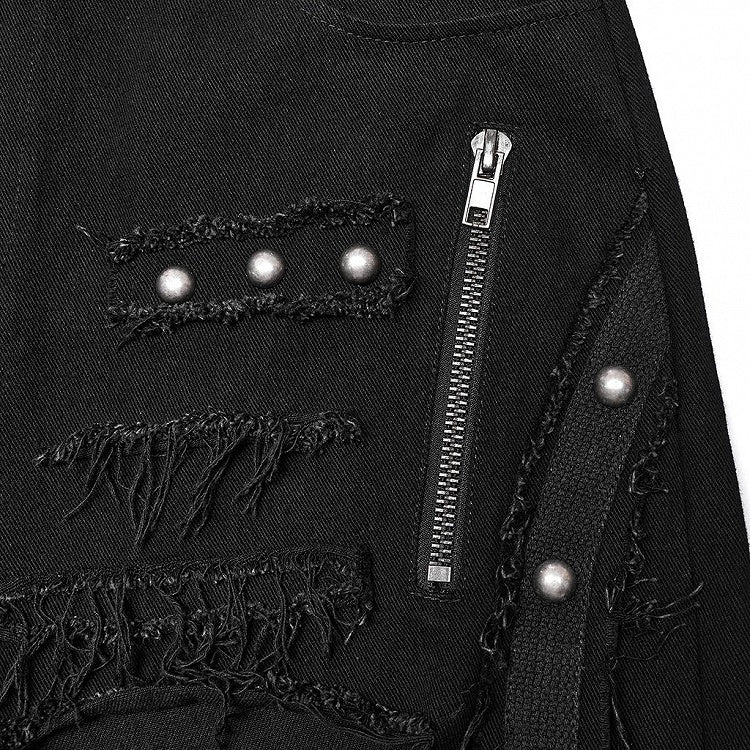 Black Doomsday Ripped Pants