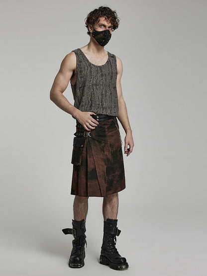 Coffee Punk Hardcore Spike Face Mask