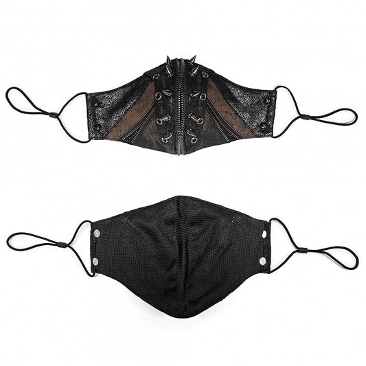 Coffee Punk Hardcore Spike Face Mask