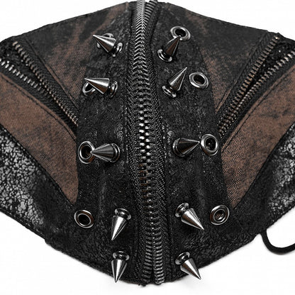 Coffee Punk Hardcore Spike Face Mask