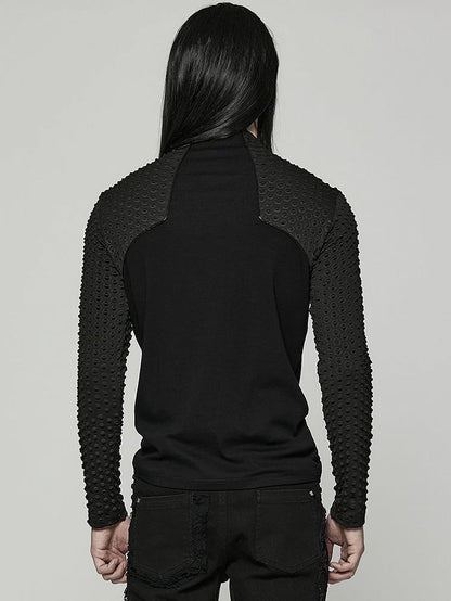 Black Cyber Handsome Long Sleeve T-shirt