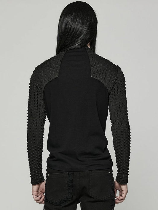 Black Cyber Handsome Long Sleeve T-shirt