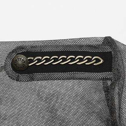 Coffee Doomsday Printed Mesh T-shirt