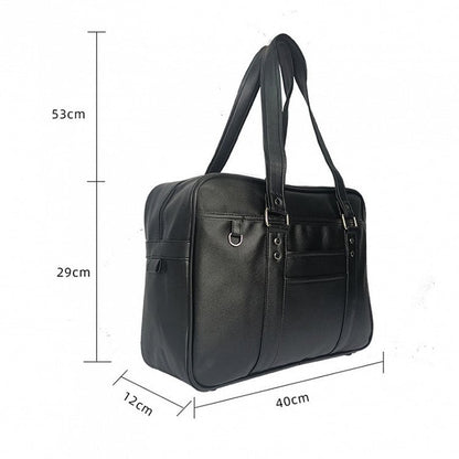 Black Large Capacity JK Uniform Shoulder Bag