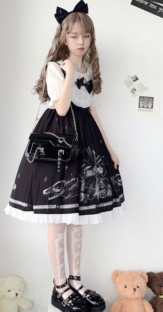 Fold-over Flap Metal Chain Design Shoulder Bag