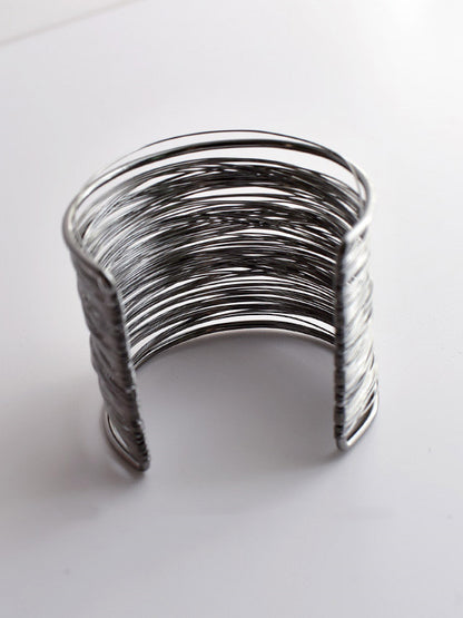 Cyberpunk Gothic Black /Silver Armlet