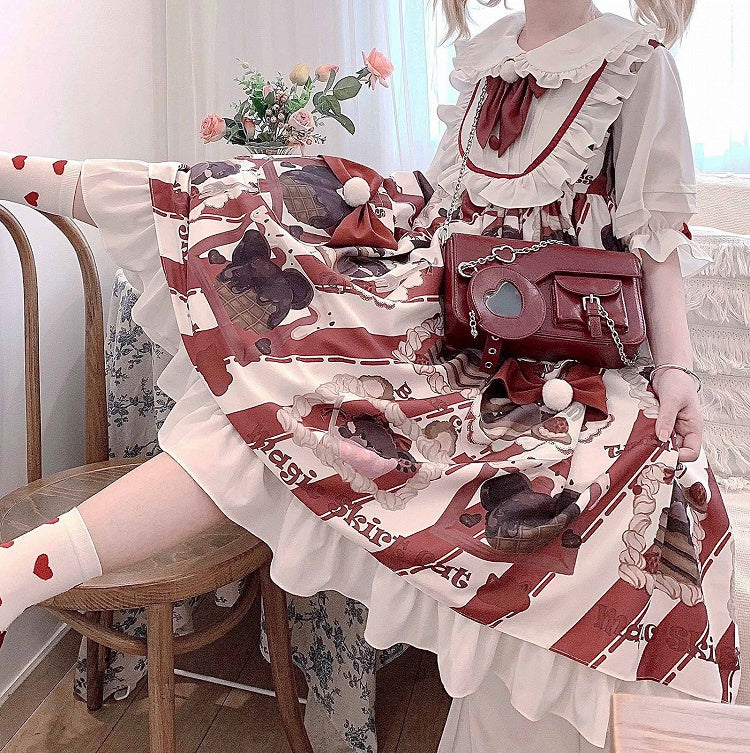 Fold-over Flap Metal Chain Design Shoulder Bag