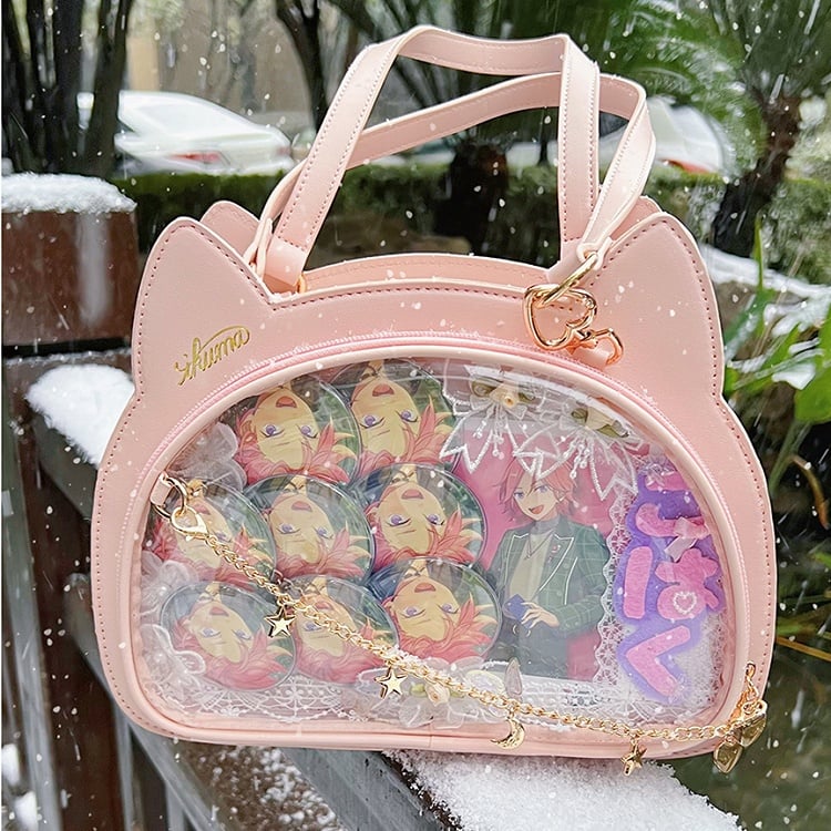 Silver Kitty Ita Tote Bag