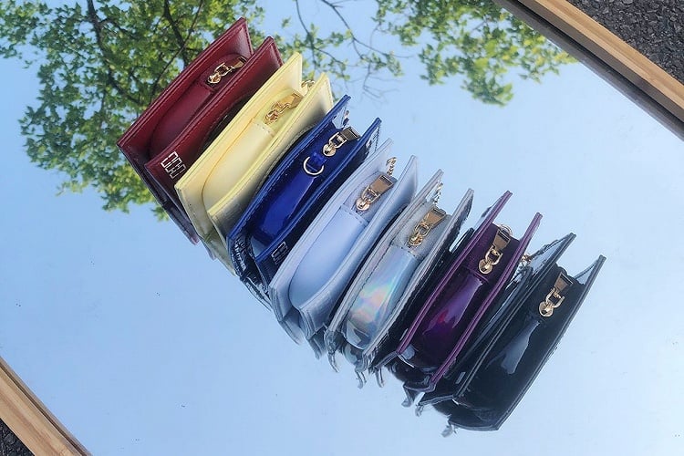 Creamy Yellow Record Shaped Purse Mini Ita Bag