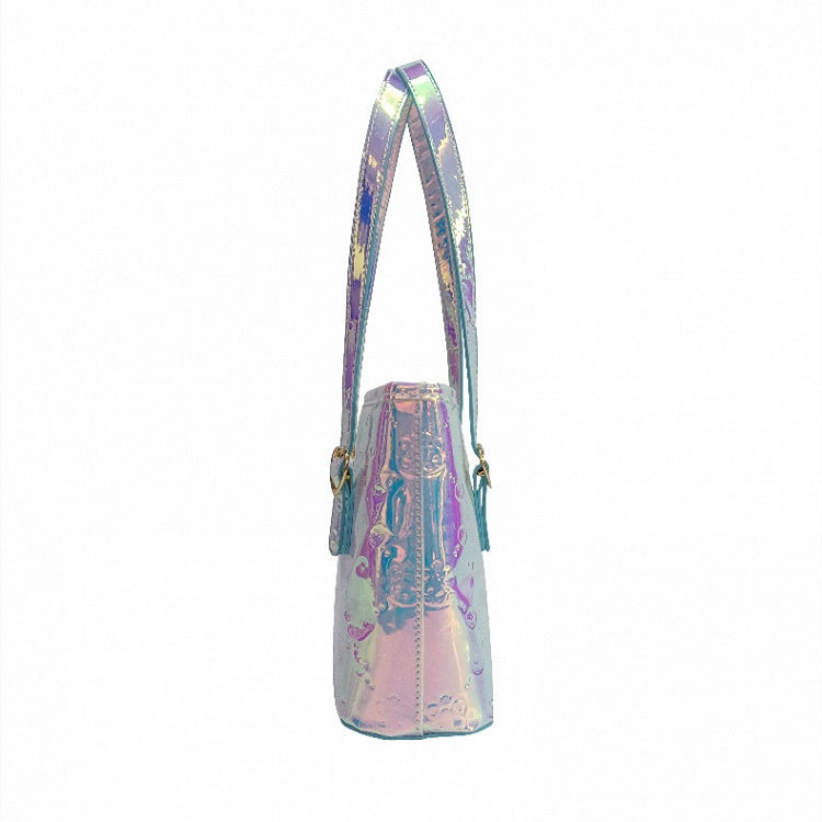 Bear Design Laser Color Changing Tote Bag with Crossbody Strap