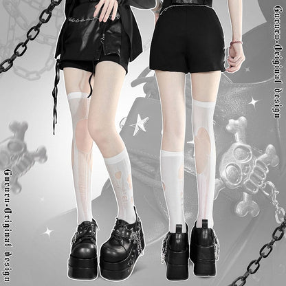 Black Star Hunter Pirates Skull Design Gothic Platforms