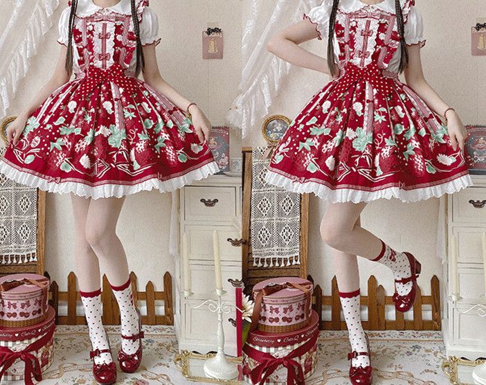 Clearance - Size 34 Bow at Top PU Red Mary Janes Shoes