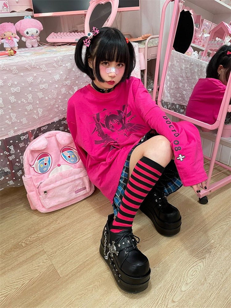 Black Star Hunter Pirates Skull Design Gothic Platforms