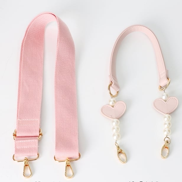 Black/Pink Candy Ita Bag Polk-dot and Sweetheart Pattern