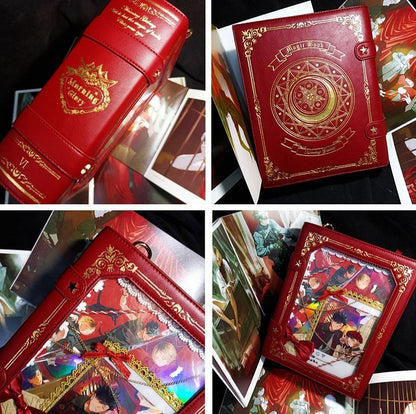 Magic Book Ita Crossbody Bag Black/Blue/Red/Pink/Yellow/Green/Purple 8 Color Options Itabag