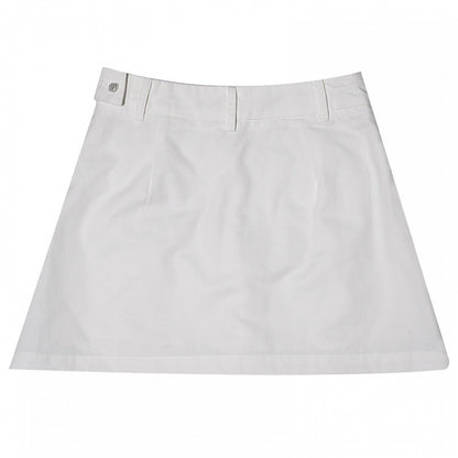 Clearance - Size L for Waist 72CM White Bunny Print Lace Trim Skirt